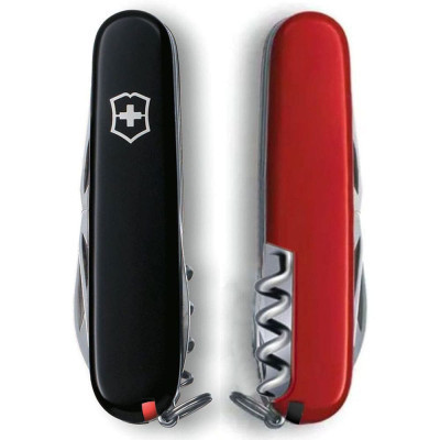 Ніж Victorinox Spartan Ukraine 91 мм Чорно-червоний (1.3603.3.1)