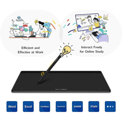 Графічний планшет XP-Pen Deco Fun Black (Deco Fun L_BK)