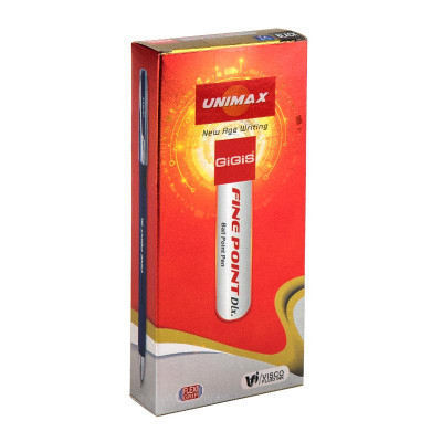 Ручка кулькова Unimax Fine Point Dlx., чорна (UX-111-01)