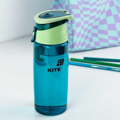 Поїльник-непроливайка Kite 550 мл, смарагдова (K25-401-2)