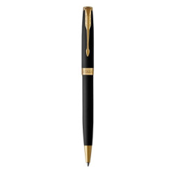 Ручка кулькова Parker SONNET 17 Matte Black Lacquer GT BP (84 832)