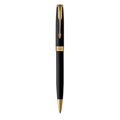 Ручка кулькова Parker SONNET 17 Matte Black Lacquer GT BP (84 832)