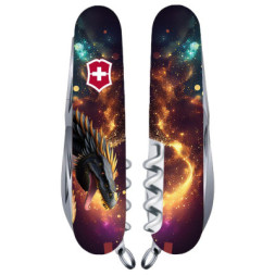 Ніж Victorinox Huntsman Zodiac 91 мм Зірковий дракон (1.3713.3_Z3220p)
