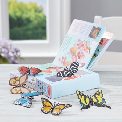 Розвиваюча іграшка Melissa&amp;Doug книга з фігурками метеликів (MD31281)