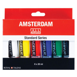 Акрилові фарби Royal Talens Amsterdam Standard 6 кольорів 20 мл (8712079329310)
