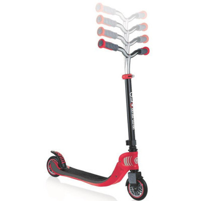 Самокат Globber Flow Foldable 125 чорно-червоний (473-102)