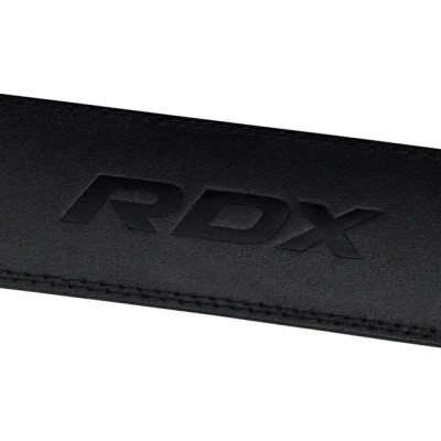 Атлетичний пояс RDX 4 шкіряний Full Black S (WBS-4FB-S)
