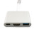 Порт-реплікатор Extradigital USB Type-C to HDMI/USB 3.0/Type-C (0.15m) (KBH1691)