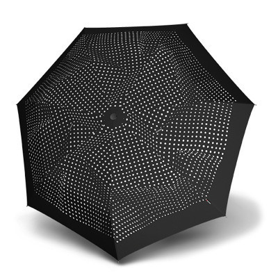 Парасоля Knirps T.050 Bolero Black/Ecru складана (Kn95 3050 4933)