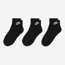 Шкарпетки Nike U NK NSW EVERYDAY ESSENTIAL AN DX5074-010 38-42 3 пари Чорні (196148785777)