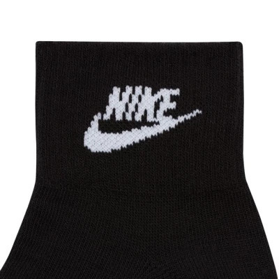 Шкарпетки Nike U NK NSW EVERYDAY ESSENTIAL AN DX5074-010 38-42 3 пари Чорні (196148785777)