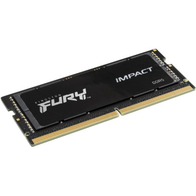 Модуль пам&#039;яті для ноутбука SoDIMM DDR5 16GB 4800 MHz FURY Impact Kingston Fury (ex.HyperX) (KF548S38IB-16)
