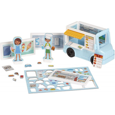 Ігровий набір Melissa&amp;Doug магнітний Магазин піци та морозива (MD30658)