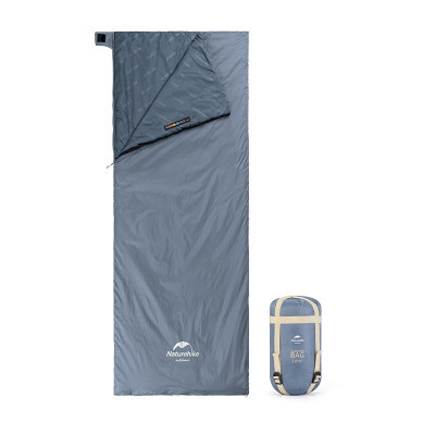 Спальный мешок Naturehike надлегкий Ultralight LW180 NH21MSD09 правий (15°C) p-p М сіро-синій (6927595777947-R)