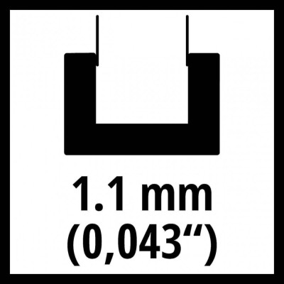 Шина для ланцюгової пили Einhell 20см, 1.1мм (4500194)