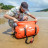 Дорожня сумка Naturehike баул водонепроникний NH20FSB03 60 л червона (6927595744284)