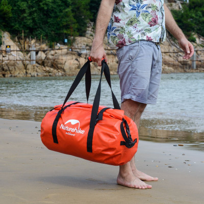 Дорожня сумка Naturehike баул водонепроникний NH20FSB03 60 л червона (6927595744284)