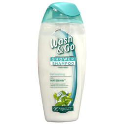 Шампунь Wash&amp;Go 2 в 1 Свіжість і бадьорість з водяною м'ятою 250 мл (8008970053134)