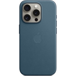 Чохол до мобільного телефона Apple iPhone 15 Pro FineWoven Case with MagSafe Pacific Blue (MT4Q3ZM/A)