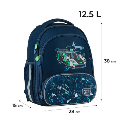 Портфель GoPack Education 597M-7 Racing Car (GO24-597M-7)
