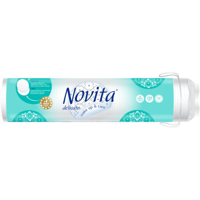 Ватні диски Novita Delicate 120 шт. (4744246013085)