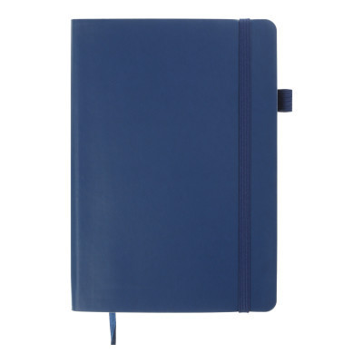 Книга записна Buromax Brief Logo2U 96 аркушів А5 у клітинку синій (BM.295104-02)