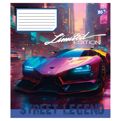 Зошит Yes Sreet legend А5 24 аркушів клітинка (767907)