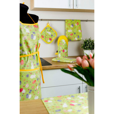 Серветка на стіл Прованс Писанка зелена 35х45 см (4823093443778)