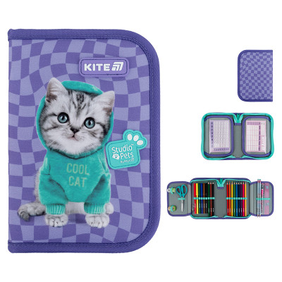 Пенал Kite з наповненням 622H-2 Studio Pets (SP25-622H-2)
