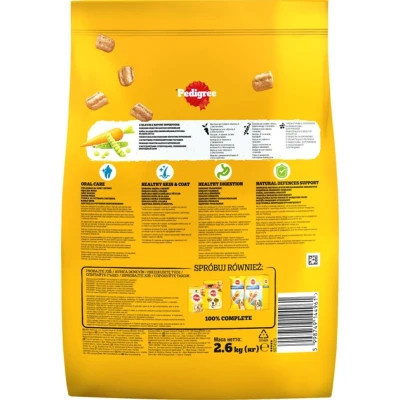 Сухий корм для собак Pedigree з птицею та овочами 2.6 кг (5998749144961)