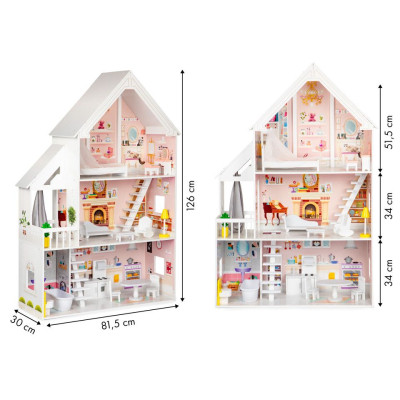 Ігровий набір Ecotoys Ляльковий будинок Пудрова резиденція (4127)