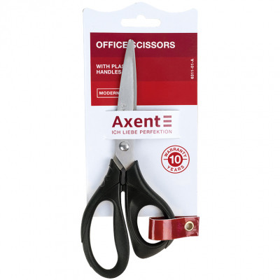 Ножиці Axent Modern, 18 см, чорні (6311-01-A)