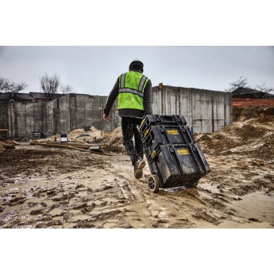Ящик для інструментів DeWALT TOUGHSYSTEM 2.0 555х385х180 мм, з органайзером для дрібних д (DWST83293-1)