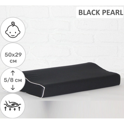 Подушка MirSon ортопедична 6113 Delicate satin Black Pearl Kiddy Boy 50х29х (2200003262674)