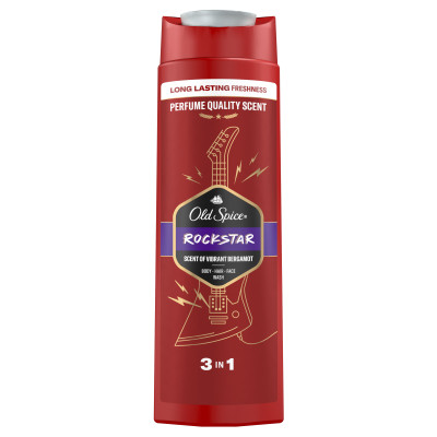 Гель для душу Old Spice 3-в-1 Rockstar 400 мл (8700216232746)
