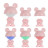 Нічник Kite Світильник LED з акумулятором Dreamy Mouse, рожевий (K25-315-2-2)