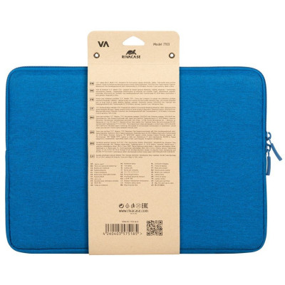 Чохол до ноутбука RivaCase 13.3&quot; 7703 Suzuka Azure Blue (7703Azure Blue)