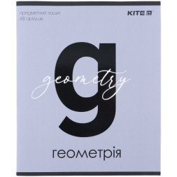 Зошит Kite предметний Letters 48 аркушів, геометрія клітинка (K24-240-3)