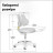Парта з кріслом ErgoKids TH-330 W/G + Y-208 G