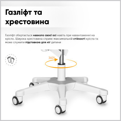 Парта з кріслом ErgoKids TH-330 W/G + Y-208 G