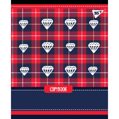 Зошит Yes А5 Tartan Fun 12 аркушів лінія (765176)