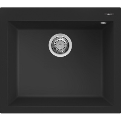 Мийка кухонна Elleci Q 105 on top black k86