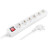 Мережевий фільтр живлення REAL-EL RS-6 Protect M 1.8m, white (EL122300031)
