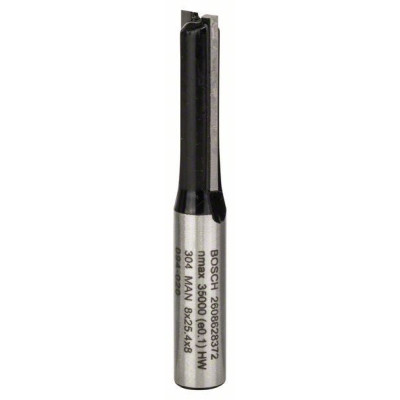 Фреза Bosch Professional пазова з двома лезами, Std, S8, D8, L25.4 (2.608.628.372)