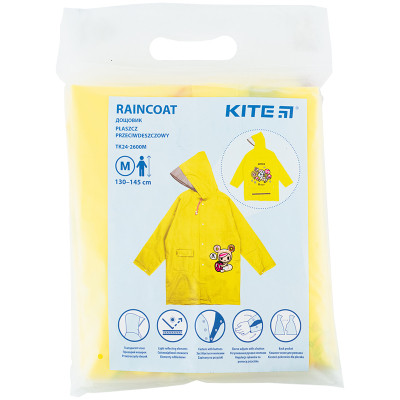Дощовик дитячий Kite Тokidoki M 130-145 см Жовтий (TK24-2600M)