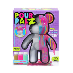Набір для творчості ToyMonster Pour Palz Флюїд Арт - Ведмедик &quot;Золота мрія&quot; (GS-G08681)