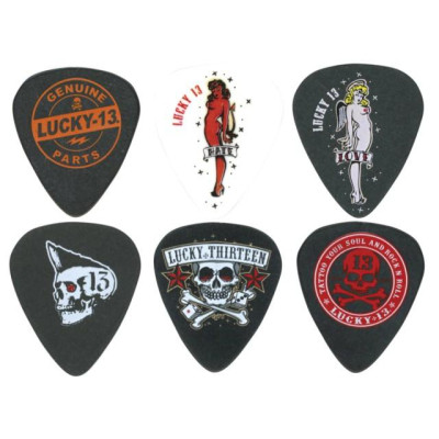 Медіатор Jim Dunlop Lucky 13 Artist Series Pick .73mm 6 шт. (L13BP.73)