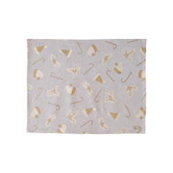 Серветка на стіл Прованс Шапочки на бежевому 35х45 см (036836)