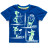 Футболка дитяча First kids з коміксами (2028-98B-blue)