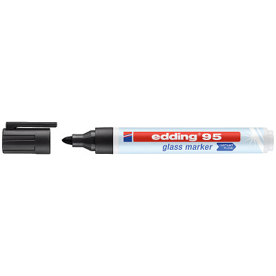 Маркер Edding Glass e-95 1,5-3 мм круглий чорний (e-95/01)